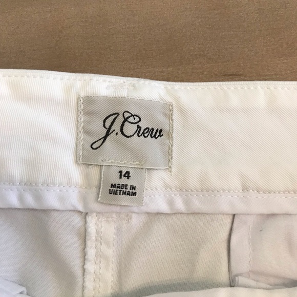 J Crew Women's White Shorts NWT 14 - Picture 4 of 9